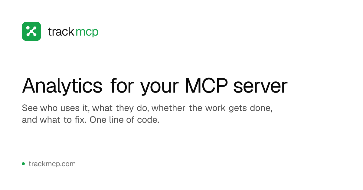 TrackMCP logo